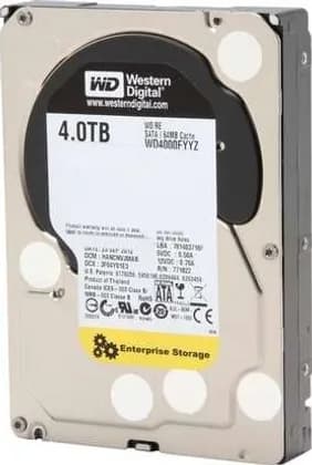 Western Digital 4TB RE 3.5 Inch SATA III, 7200 RPM, 64 MB Cache Enterprise Hard Drive | WD4000FYYZ