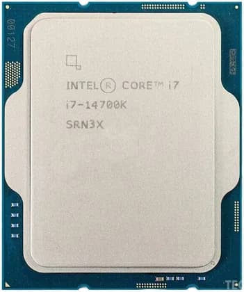 Intel Core i7-14700K 3.4 GHz 20-Core LGA 1700 14th Gen Processor, 20 Cores & 28 Threads, 30MB Cache Memory, 5.6GHz MaxTurbo Boost, Intel UHD Graphics 770, 2CH DDR5 / 192GB Max, Tray | CM8071504820721