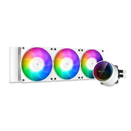 Deepcool GamerStorm Castle 360EX White ARGB CPU Liquid Cooler, Pump Noise 17.8 dB(A), 2550 RPM±10%, Fan Connector 4-pin PWM | DP-GS-H12W-CSL360EX-AR-WH