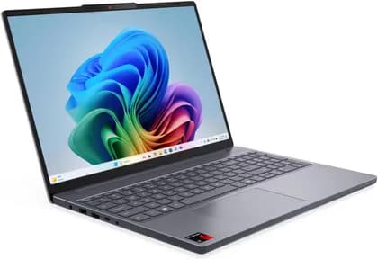 Lenovo IdeaPad Slim 3 15Q8X10 Laptop, 15.3" WUXGA IPS Touch Display, Snapdragon X X1-26-100 8C Processor, 16GB RAM, 256GB SSD, Qualcomm Adreno GPU, English Keyboard, Windows 11 Home, Luna Grey