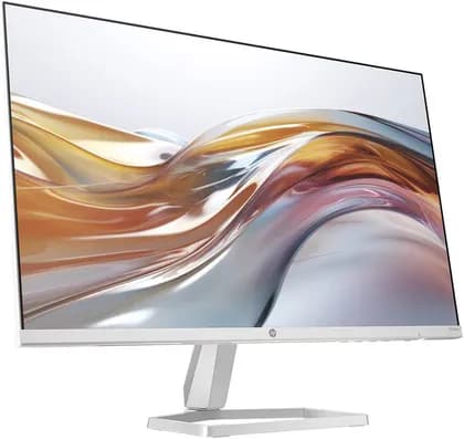 HP Series 5 524SW Monitor, 24" FHD IPS Display, 100Hz Refresh Rate, 5ms (GtG with Overdrive) Response Time, Tilt Adjustable, 3-Sided Micro-Edge Bezel, 16.7m Colors, White/Silver | 94C21AA#ABB