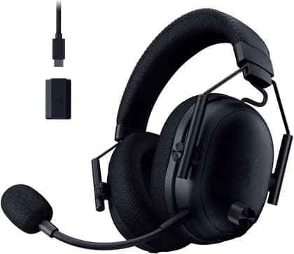 Razer BlackShark V3 Pro Gaming Headset, HyperSpeed Wireless Gen 2, Hybrid Active Noise Cancellation, Detachable Razer HyperClear Full Band 12mm Mic, PlayStation, Black | RZ04-05400500-R3UA