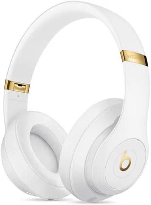 Beats Studio3 Wireless Bluetooth Headphones, Adaptive Noise Canceling, Built-In Mic for Taking Calls, Up to 22H of Battery Life with ANC, Integrated Controls for Siri, White | TRZ-MX3Y2