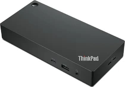 Lenovo ThinkPad Universal USB-C Docking Station, 65W Output Power, 2x 3840x2160 @60 Hz Refresh Rate, Gigabit Ethernet, 2xDisplay Ports, 1xHDMI, 4xUSB Ports, Black | 40AY0090UK / 40AY0090EU