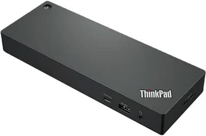 Lenovo ThinkPad Universal Thunderbolt 4 Dock, Supports Four 4K Monitors, 100W Power Delivery, 1x Thunderbolt 4 Port, 2xDP/1 x HDMI Ports, Gigabit Ethernet Port, VESA Mount Compatible | 40B00135EU