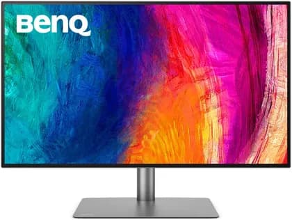 BenQ PD3225U Designer Monitor, 32" IPS Display, 4K UHD Resolution, 60Hz Refresh Rate, 5ms (GtG) Response Time, 1.07 Billion Color Support, Built-In Speakers, KVM Switch, DualView, Black | PD3225U