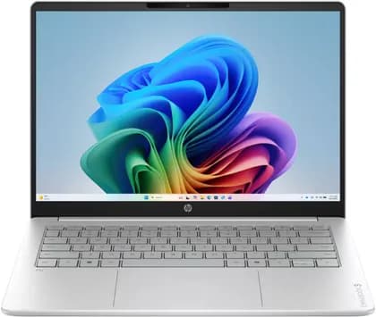 HP OmniBook 3 NGAI 14-hz0005dx Laptop, 15.6" 2K Touch Display, Snapdragon X X1-26-100, 16GB RAM, 512GB SSD, Qualcomm Adreno GPU, English Keyboard, Windows 11 Home, Silver | D0VR2UA