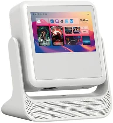 Azeon Smart Touch Screen Projector with Android OS, Full HD Home Cinema & Presentation Projector, WiFi & Bluetooth Enabled, Built-in Speaker, White | Smart Touch Screen