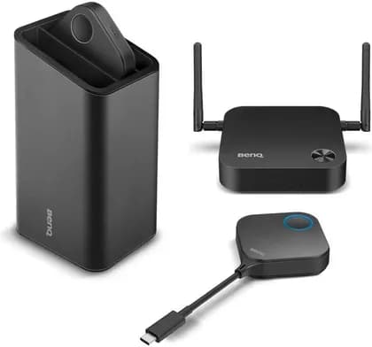BenQ InstaShow WDC10C Wireless Presentation Device, Up to 1080p 60Hz Resolution, AC1200 (5G 867 Mbps) Wireless Data Rate, AES128 Advanced Encryption Standard, Plug & Play, USB-C, Black | WDC10C
