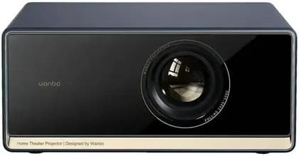 Wanbo X5 Pro (2025) Projector, 1100 ANSI Lumens, Dual Band 2.4/5 GHz, BT5.0, Online 4K Support, Auto Keystone Correction, Low Noise 26dB, GoogleTV OS, 12W HiFi Stereo Speaker, Dark Blue | X5-Pro-2025