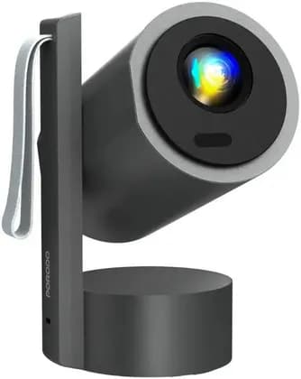 Porodo Full HD Smart Projector with Auto Focus & Keystone Correction, 270 Adjustable Angle, 1GB RAM, 8GB ROM, Built-in Speaker, Wi-Fi & Bluetooth Connectivity, 5000mAh Battery, Gray | PDETK12GY