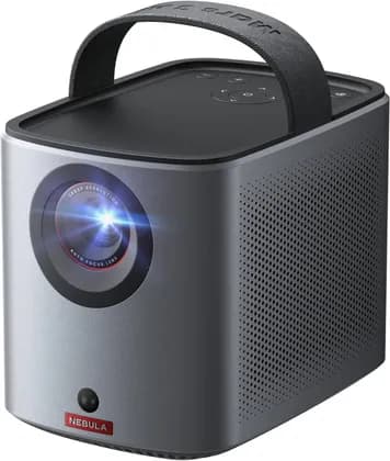 Nebula Anker Mars 3 Air Portable Google TV Projector, Smart 400 ANSI-Lumen Portable Projector with Google TV, Wi-Fi, Dolby Digital, 150-Inch Picture, Built-In Battery with 2.5-Hour Playtime | D2325