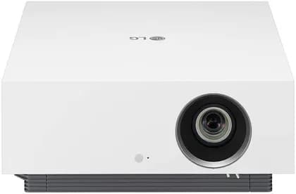 LG AU810PW Projector, 2700 ANSI Lumens, 4K UHD 3840x2160 Resolution, 40" to 300" Display Size, 1.6x Zoom, 5W + 5W Stereo, Auto Calibration, White | LGAU810PW.AMA