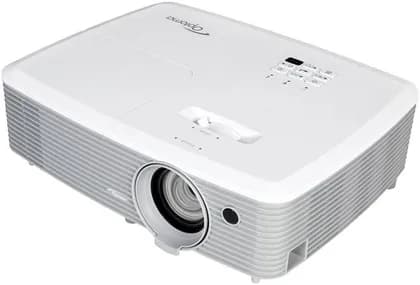Optoma EH400 Projector, DLP Display Technology, 4000 ANSI Lumens, 33.5" to 306" Display Size, 1.1x Zoom, 16:9 Aspect Ratio, 2*HDMI, VGA, Composite Video, 3.5 Audio, White | OPEH400
