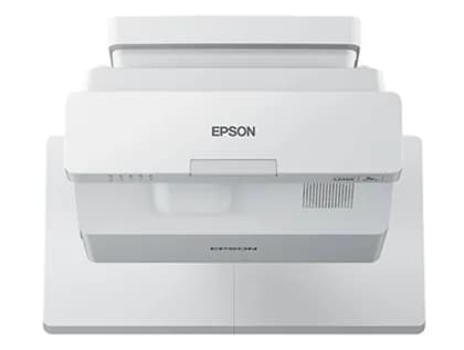 Epson WXGA 3LCD Laser Projector, RGB Liquid Crystal Shutter, 0.28-0.37 Throw Ratio, 4000Lumens Brightness, 3.7mm Focal Length, Without Wall Bracket, White | EB725W