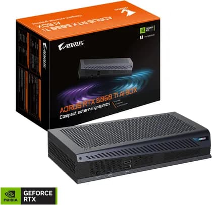 GIGABYTE AORUS RTX 5060 Ti AI BOX, 16GB GDDR7 128-Bit Memory, 2572 MHz Clock Speed, 28GB Gbps Memory Speed, PCI-Express 5.0 | GV-N506TIXEB-16GD
