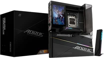 GIGABYTE X870E AORUS XTREME X3D AI TOP E-ATX AM5 Motherboard, AMD X870E Chipset, 4 x DDR5 DIMM, Up to 256GB Max Memory, 1 x PCIe 5.0 x16 with PCIe UD Slots, 5 x M.2 Slots | X870E-A-XTR-X-AI-TOP