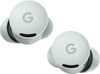 Google Pixel Buds 2a Earphone, Active Noise Cancellation, Google Tensor A1 Processor, 2 Microphones, Capacitive Touch Sensors, Hall Effect Sensor, USB-C Charging Port, Bluetooth 5.4, Fog | GA09553-US