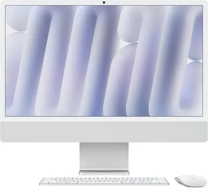 Apple iMac (2024) AIO Computer, 24" 4.5K Retina Standard Display, Apple M4 Chip with 8-Core CPU, 8-Core GPU, 16-Core Neural Engine, 24GB RAM, 1TB SSD, English K/B, Silver | Z1E2000KE / Z1E2000B6