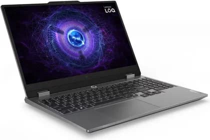 Lenovo LOQ 15IRX9 Gaming Laptop, 15.6" FHD IPS 144Hz Display, Intel Core i7-13645HX, 16GB RAM, 512GB SSD, GeForce RTX 4050 6GB, White Backlit English K/B, No OS, Lunar Gray | 83DV01J2IN