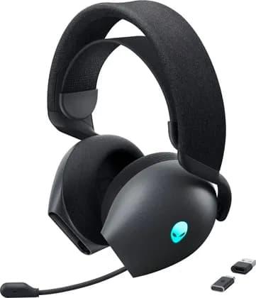 Dell Alienware AW725H Tri Mode Wireless Gaming Headset, 40mm Drivers, Dolby Atmos, AI Noise Cancellation, Bluetooth 5.3, 2.4GHz Wireless, AlienFX RGB Lighting, 750mAh, Dark Side of the Moon | 545-BBFW