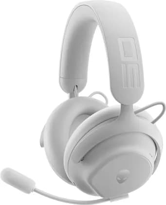 Alienware Pro Wireless Gaming Headset, 50mm Graphene-Coated Drivers, Bluetooth 5.3, Fast Charging, Battery Talk Time (ANC on) Up to 24 Hrs, Lunar Light | 545-BBFT