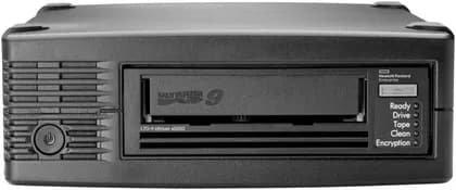 HPE StoreEver LTO-9 Ultrium 45000 External Tape Drive, 300 MB/s Transfer Rate, 45TB Compressed Backup Storage, High-Speed Data Protection & Enterprise Archive Solution, Black | BC042A