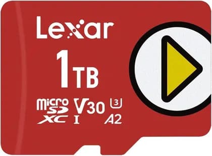 Lexar PLAY 1TB microSDXC UHS-I-Card, Up To 150MB/s Read, Compatible-with Nintendo-Switch, Portable Gaming Devices, Smartphones and Tablets | LMSPLAY001T-BNNNU