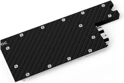 Alphacool ES RTX 6000 Ada 48GB Water Block, Chrome-Plated Copper & Carbon Material Cooler, 2x G1/4" Threads, 8 Bar Pressure Tested, Black | 13725