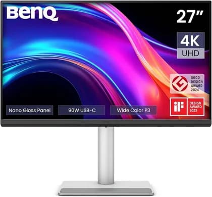 BenQ MA270UP Monitor, 27" IPS LED Display, 4K UHD Resolution, 60Hz Refresh Rate, 5ms (GtG) Response Time, Eye Comfort 3.0, Flicker-Free, Low Blue Light | MA270UP