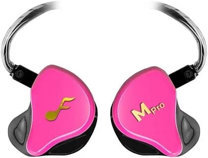 Fatfreq Musician Pro Universal Pink In-Ear Monitor Earphones with Dedicated Low, Mid & High Drivers, Balanced Sound Tuning, Deep Bass, Detailed Mids & Highs, Pink | Musician Pro