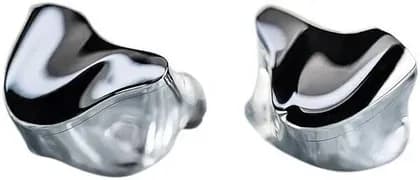 DUNU Glacier 2 Pin In-Ear Monitor Earphones, Premium Hybrid IEM with High-Resolution Audio, Powerful Bass, Detailed Mids & Crisp Treble, Audiophile Earbuds for Music Enthusiasts, Silver | Glacier