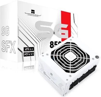 ThermalRight SGFX850 SG Series SFX Power Supply, 850W Power, 80 Plus Gold, Full Modular, 92mm Fan, OPP/OVP/OTP/OCP/SCP/UVP, MTBF 100K Hours, White | SGFX850
