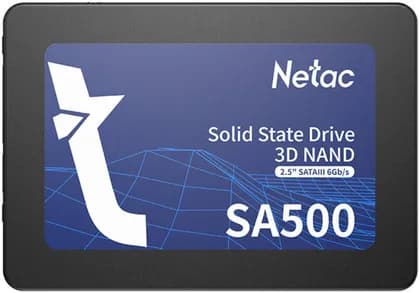 Netac SA500 2.5 Inch SATA III Internal SSD, Up To 530MB/s Read, 475MB/s Write, 3D NAND Flash, 1TB Capacity, S.M.A.R.T, TRIM Support, Laptop & Desktop Upgrade Drive | NT01SA500-1T0-S3X