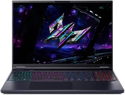 Acer Predator Helios Neo 16 AI Gaming Laptop, 16" WQXGA 240Hz Display, Intel Core Ultra 9 275HX, 32GB RAM, 1TB SSD, NVIDIA GeForce RTX 5070 Ti 12GB, ENG K/B, No OS, Black | NH.QX4EM.002