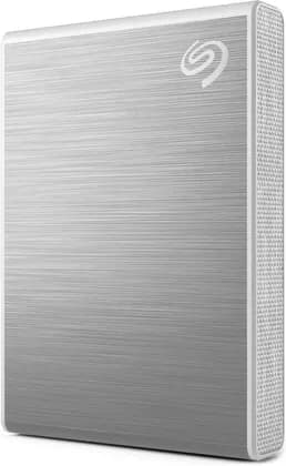 Seagate One Touch 1TB Portable External SSD, Speeds Up To 1030MB/s, Mylio Create Plan, Rescue Data Recovery Services, Adobe Creative Cloud Photography Plan, Silver | STKG1000401
