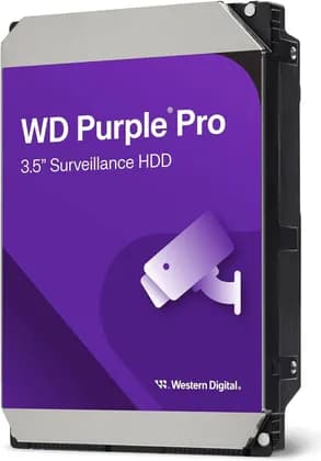 Western Digital Purple Pro Smart Video Internal Hard Drive, 22TB, 3.5" SATA, 7200 RPM, 512MB Cache, 265MB/s Transfer Rate, CMR, AllFrame AI, 550TB/Yr Workload | WD221PURP