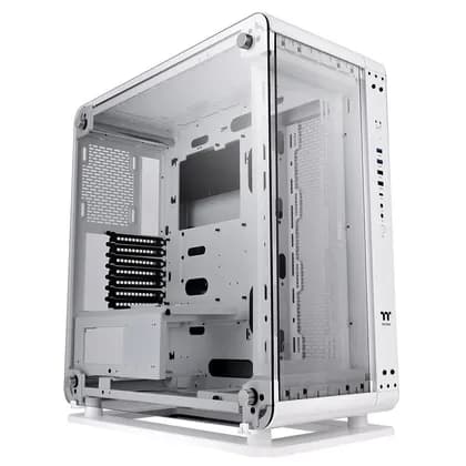 Thermaltake Core P6 Tempered Glass Mid Tower ATX Case, SPCC Material, 7 Expansion Slots, 140mm Fan Support, 360mm Radiator Support, 4 x 3.5" / 8 x 2.5" Drive Bays, Snow Edition | CA-1V2-00M6WN-00