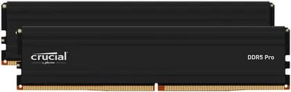 Crucial Pro 32GB (2x 16GB) DDR5-5600 UDIMM Desktop Memory, 5600 MHz Memory Speed, CL46 CAS Latency, 1.1 Voltage, Intel XMP 3.0 & AMD EXPO Profile | CP2K16G56C46U5