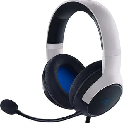 Razer Kaira Pro for PlayStation Dual Wireless Headset, For PS5, With Haptics, 50mm Drivers Diameter, 20 Hz – 20 kHz Frequency Response, 108 dB Sensitivity, White/Black | RZ04-04030100-R3M1