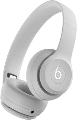 Beats Solo 4 True Wireless On-Ear Headphone, Spatial Audio with Dynamic Head Tracking, Up to 50 Hours of Battery Life, USB-C, Flex-Grip Headband, Ultra Plush Cushions, Drenched Gray | MG7J4LL/A