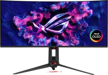 ASUS ROG Swift OLED PG34WCDN Curved Gaming Monitor, 34" QD OLED Display, WQHD Resolution, 360Hz Refresh Rate, 0.03ms (GtG) Response Time, 1800R Curvature, Black | 90LM0CU0-B01971