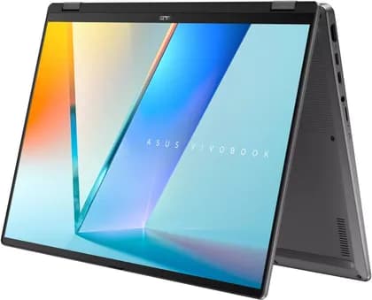 ASUS Vivobook 16 Flip TP3607 Copilot+ Laptop, 16" WUXGA OLED Touch Display, Intel Core Ultra 7 258V, 32GB RAM, 1TB SSD, Intel Arc Graphics, English Keyboard, Win11, Matte Gray | 90NB11511-M00BU0