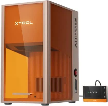xTool F2 Ultra UV 5W Laser Engraver, Dual 48MP Smart Cameras, Bundle Includes Auto Streamline Conveyor, RA3 4 In 1 Rotary, SafetyPro AP2 Air Purifier, Orange | F2 Ultra UV Deluxe Bundle