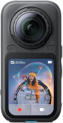 Insta360 X6 360 Action Camera, 8K 360° Video, Dual 1" Sensors, Triple AI Chip, 2600mAh Battery, 20m Waterproof, Bluetooth, WiFi, Standard Bundle, Black | CINSABXA