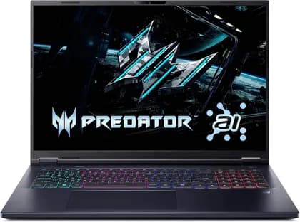 Acer Predator Helios Neo 18 AI Gaming Laptop, 18" WQXGA IPS 240Hz Display, Intel Core Ultra 9 275HX, 16GB RAM, 1TB SSD, GeForce RTX 5070 Ti 12GB GPU, ENG K/B, Win 11, Abyssal Black | NH.U0HAA.002
