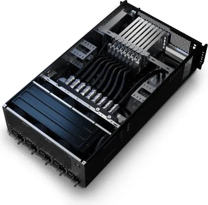 AI Neural Matrix 4U GPU SERVER - Threadripper PRO 9985WX (64C/128T), 7x NVIDIA RTX PRO 6000 Blackwell 96GB, 512GB DDR5 ECC 5600Mhz RAM, 2x 4TB Gen5 NVMe SSD, 5x 2000W Platinum PSU, Custome WaterCooled