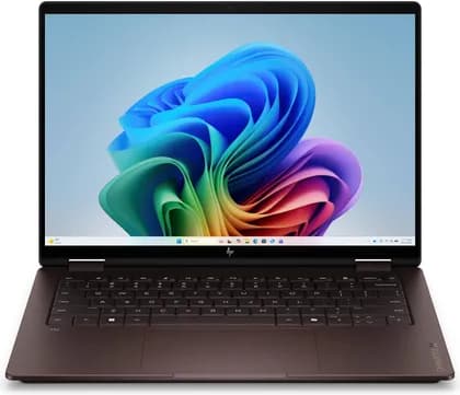 HP OmniBook X Flip 2-in-1 Copilot+ PC Laptop, 14" 2K OLED Touch Display, AMD Ryzen AI 5 430, 16GB RAM, 512GB SSD, AMD Radeon Graphics, English Keyboard, Win11, Deep Espresso | D31MHUA