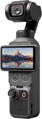 DJI Osmo Pocket 4 Essential Combo, 1" CMOS Sensor, 3-Axis Stabilization, 4 zoom, Plus Spotlight Follow & Dynamic Framing Modes, 1/4″ Thread, Portable Carrying Pouch | OP-041
