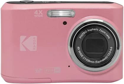 Kodak PixPro FZ45 Friendly Zoom 16MP Digital Camera, 1080p Full HD Compact Point & Shoot Camera, Pastel Pink | FZ45PP